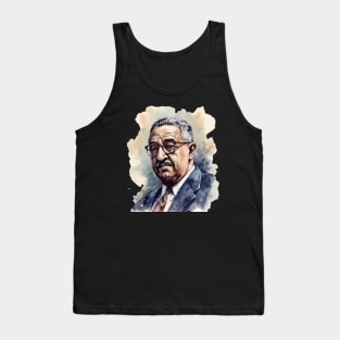 Thurgood Marshall Watercolor Portrait for Black History Month Tank Top